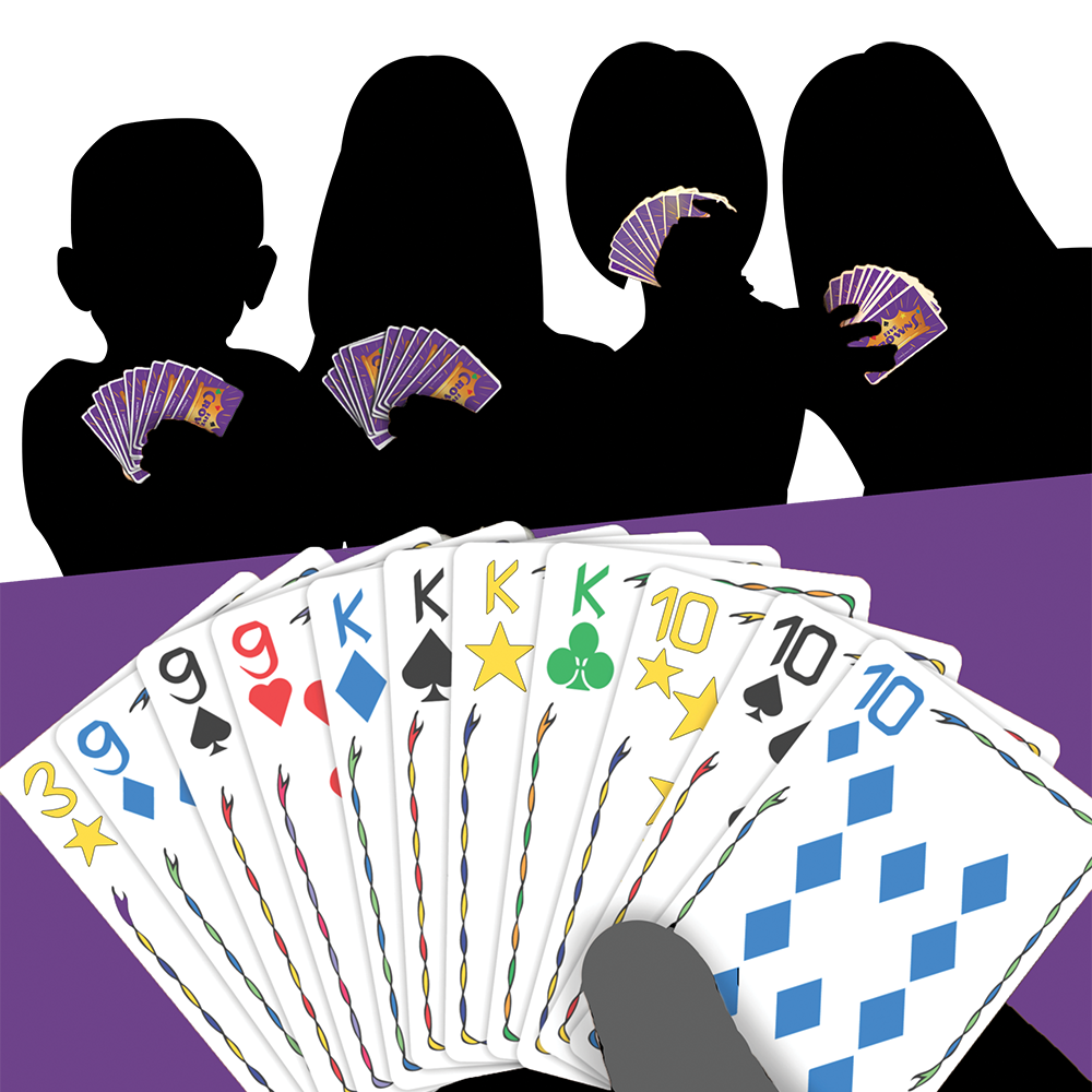 Five Crowns Card Game, Rummy Style, Kids Game, Family Game, Fun Game 